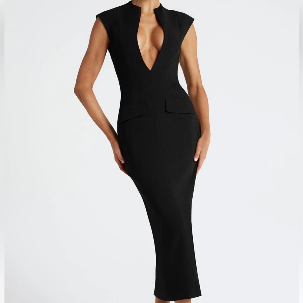 Babyboo Nellie Midi Black Dress